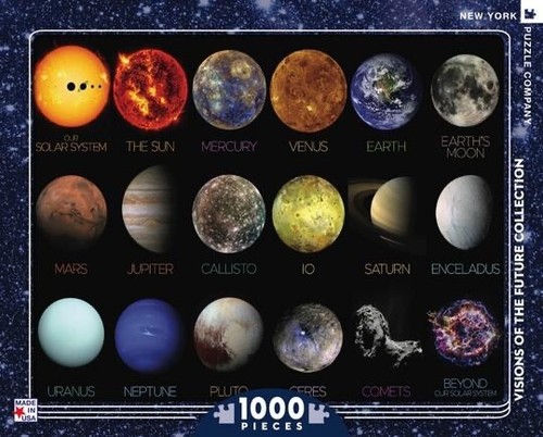 The Solar System 1000 Pieces Jigsaw Puzzle - New York Puzzle Company - Picture 5 of 6