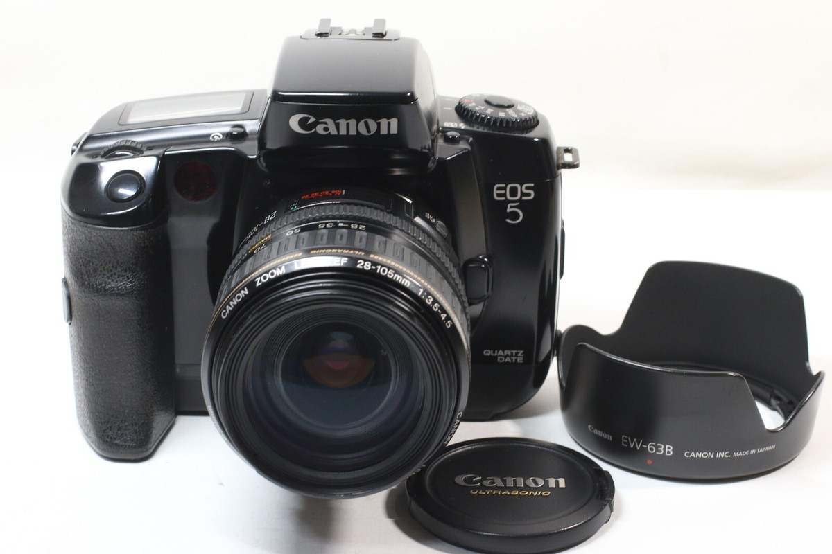 Canon EOS 5 フィルムカメラ EF 28-105mm Canon EOS 5 QD Film Camera + EF 28-105mm F/3.5-4.5 USM Lens