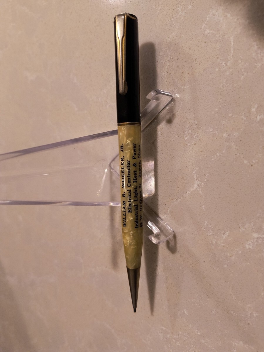 1950 VTG. Mother of Pearl & Black Mechanical Pencil