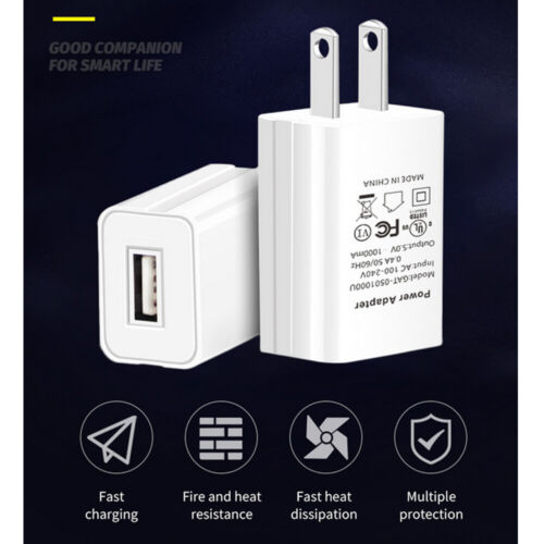 Adaptador de alimentación de interfaz USB de carga estadounidense 5V 1A viaje certificado UL FCC - Imagen 3 de 13