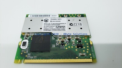 Toshiba/Askey G86C0000T510/PA3299U-1MPC/WLL3020-D4 Mini PCI WiFi Board
