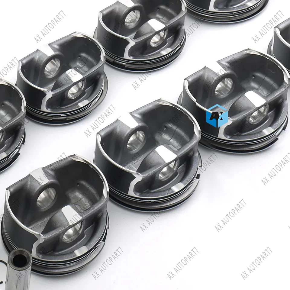 Juego de 8 pistones y anillos MAHLE Φ93+0,5mm para BMW 550i 650i 750i X5 N62B48 4,8L Foto 3 de 4