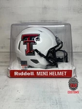 Texas Tech Red Raiders (2024 vs Arizona) Authentic Riddell Speed Mini Helmet
