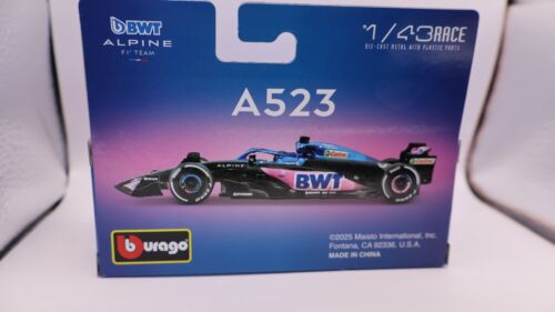 BURAGO 2023 BWT ALPINE F1 TEAM A523 1/43 OCON #31 - NEW VERSION FOR 2025 - Picture 3 of 6