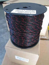 5.5 x 50 ft Starter crank rope solid braid nylon Made N USA  5.5 x 50 ft