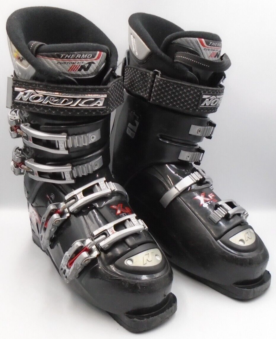 SALOMON NORDICA XF GT S SCARPONI DA SCI NERI 270 275 UK 8 8 5 EURO 42 42 5 LEGGERE BENE