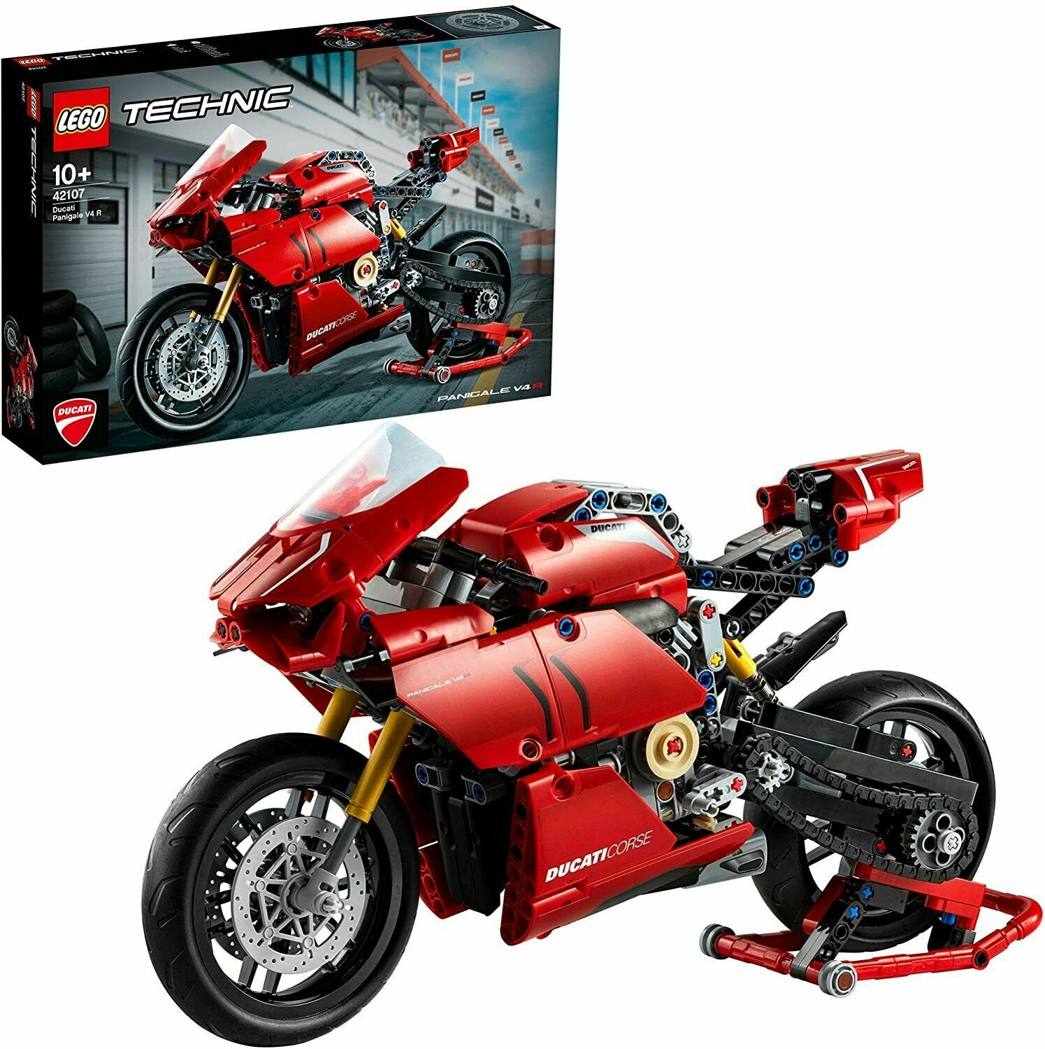 Moto DUCATI Panigale V4 R LEGO Technic 42107 déco salon pour passionné de circuit