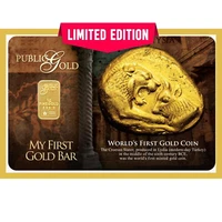 My First Gold Bar Limited Gold Bar 1gram Au999.9 24K FreeShip