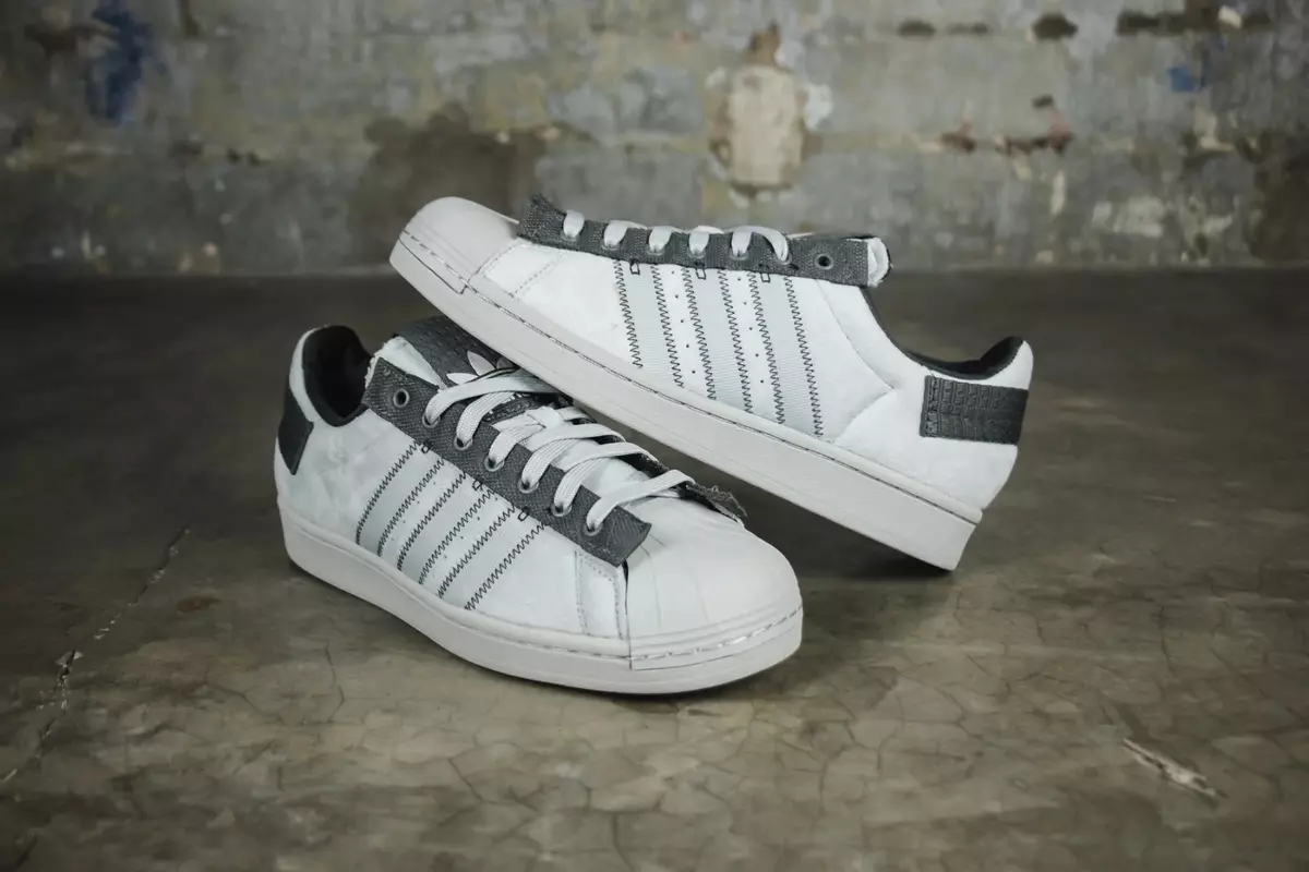 Grey adidas superstar clearance ebay