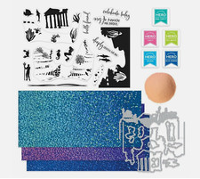 Hero Arts My Monthly Hero Kit - Stamps  Dies Ocean Reef Mermaid- July 2020