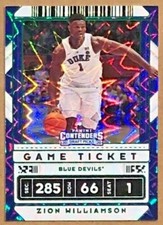 2020 Panini Contenders Draft Picks NBA Green Explosion Game Ticket - You Pick