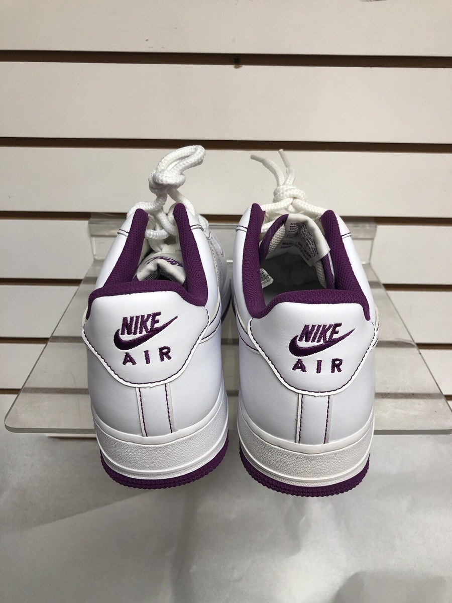 Nike Air Force 1 '07 Contrast Stitch - White Viotech | eBay