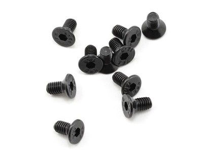 ProTek RC 3x6mm High Strength Flachkopfschrauben (10) / PTK-H-2201