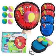 Toss and Catch Ball Set Outdoor Games for Kids, Beach Camping Pool Yard Toys