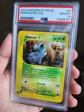 2003 Pokemon Skyridge Nidoran #81 Reverse Foil Holo PSA 10 - Low Pop - Pop 37 on eBay