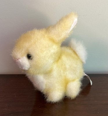 MTY DanDee Yellow Bunny Plush Frosted Rabbit Easter 8''