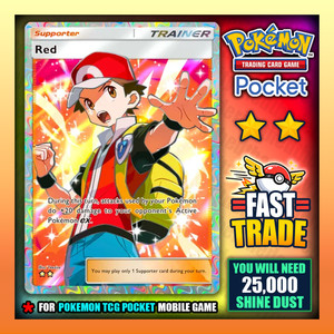 Pokemon Trainer Red Card for sale | eBay