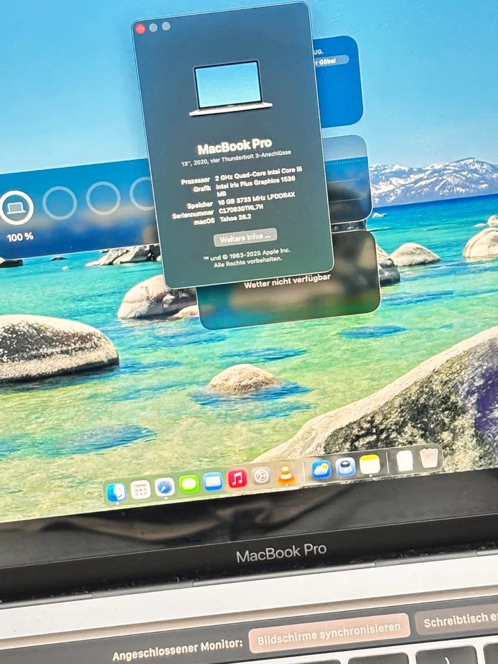 Apple MacBook Pro 13 CTO Core i7-1068NG7 16GB RAM 512GB SSD MacOC Space Gray, Foto 4 von 4