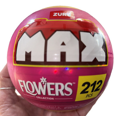NEW ZURU Max Build Flowers Collection 212 -243 Pcs Sealed Capsule Choose Yours.