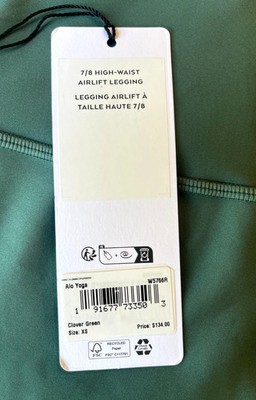 ALO Yoga 7/8 High-Waist Airlift Legging - W5766R - XS Extra Small