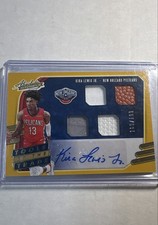 2020-21 Panini Absolute Memorabilia - Tools of the Trade Four Swatch Signatures