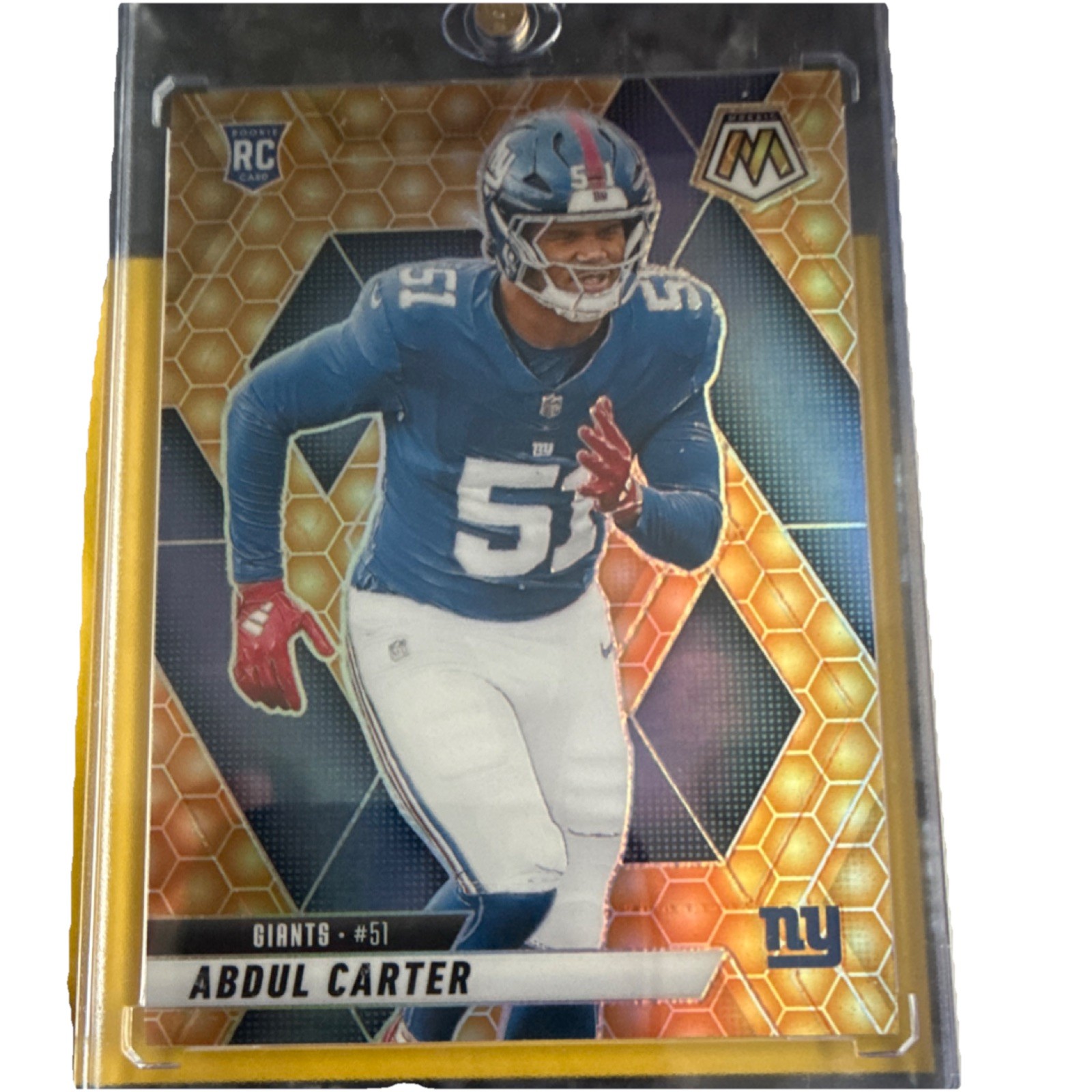 Panini 2025 Mosaic Honeycomb Prizm Rookie Abdul Carter #317 Giants NFL