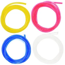 20-Feet 4 Color Transparent Petrol Fuel Line Hose Lubricant of 4 Sizes Tubing...