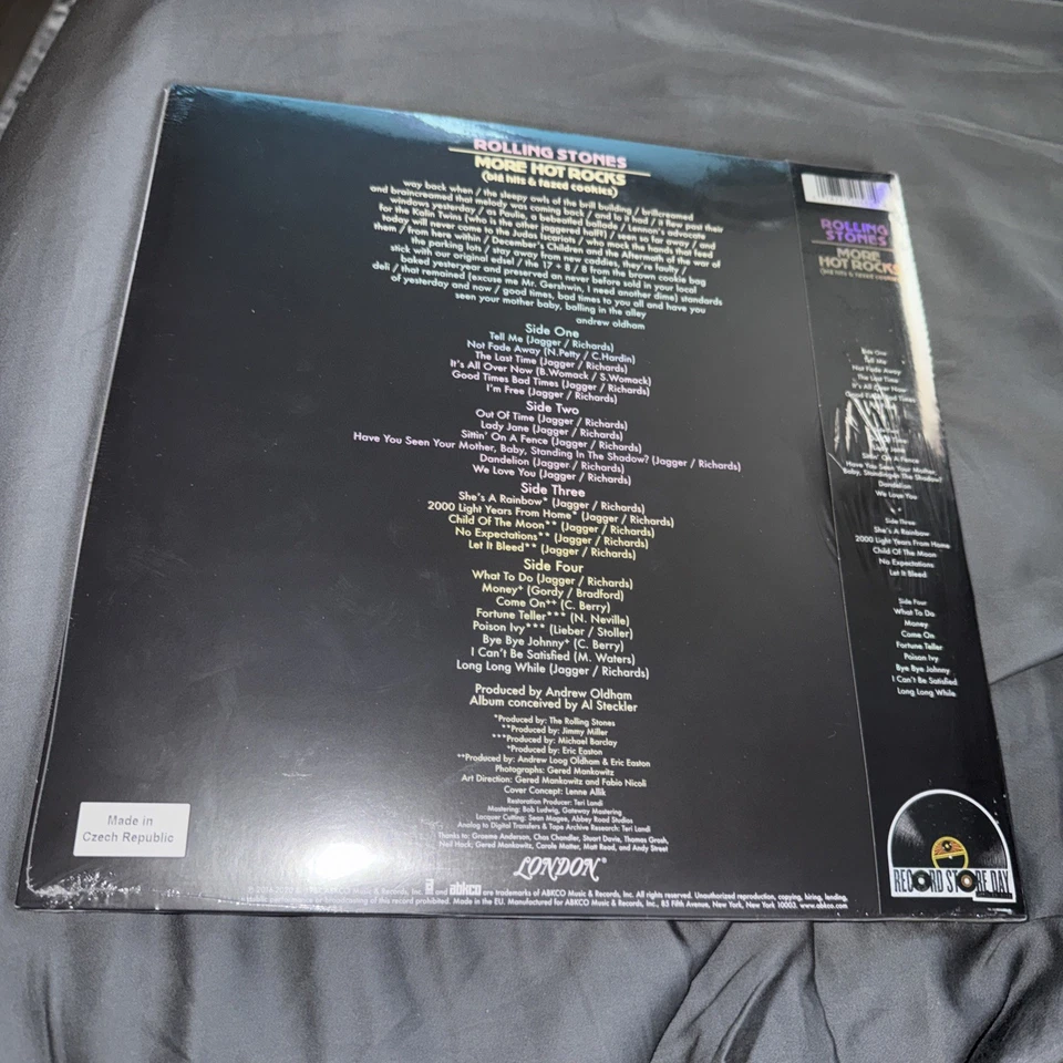 THE ROLLING STONES - More Hot Rocks - 2xLP RSD Glow in the Dark Vinyl *SEALED* - Image 2 of 2