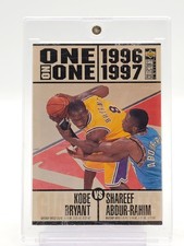 KOBE BRYANT 1996-97 UD COLLECTOR'S CHOICE ONE ON ONE ROOKIE #381 VS Q2227