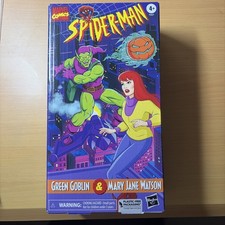 Marvel Legends Green Goblin Mary Jane Watson Spider-Man animated series VHS 2pk