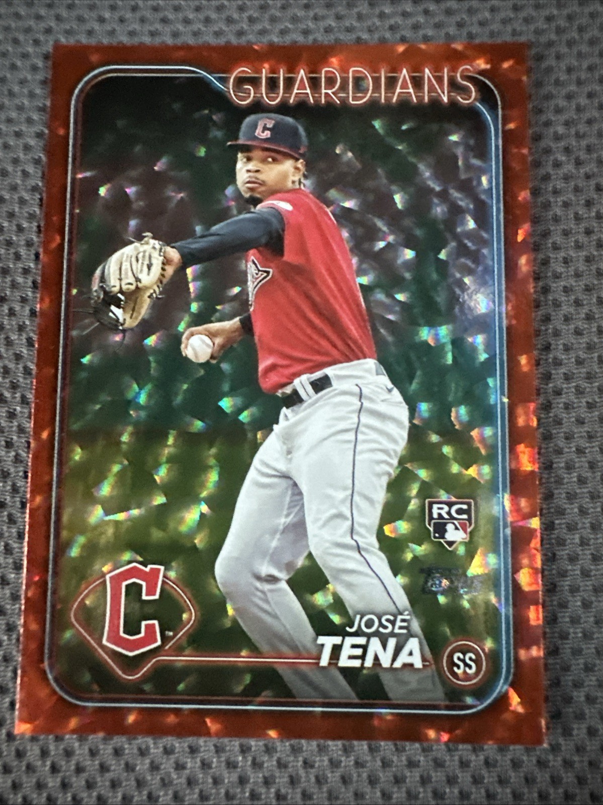 2024 Topps Series 2 - Jose Tena #678 Orange Foil /299 (RC). SKW 01-001