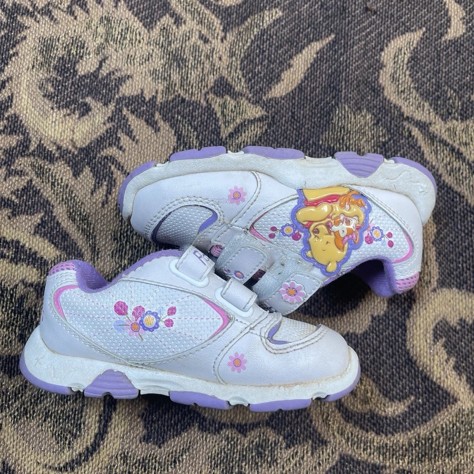 De Colección Años 90 Disney Winnie the Pooh Abrazo Lechón Rosa Púrpura Zapatos Bebé Talla 6C Foto 2 de 4