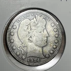 1914-p Barber quarter
