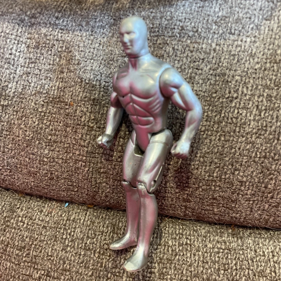 Silver Surfer 5" Marvel Super Heroes Vintage Action Figure 1990 Toybiz Foto 3 de 3