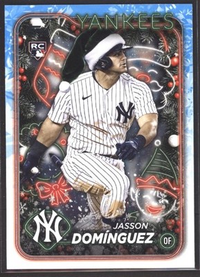 2024 Jasson Dominguez Topps Holiday Photo Variation RC #H75 (H2824)