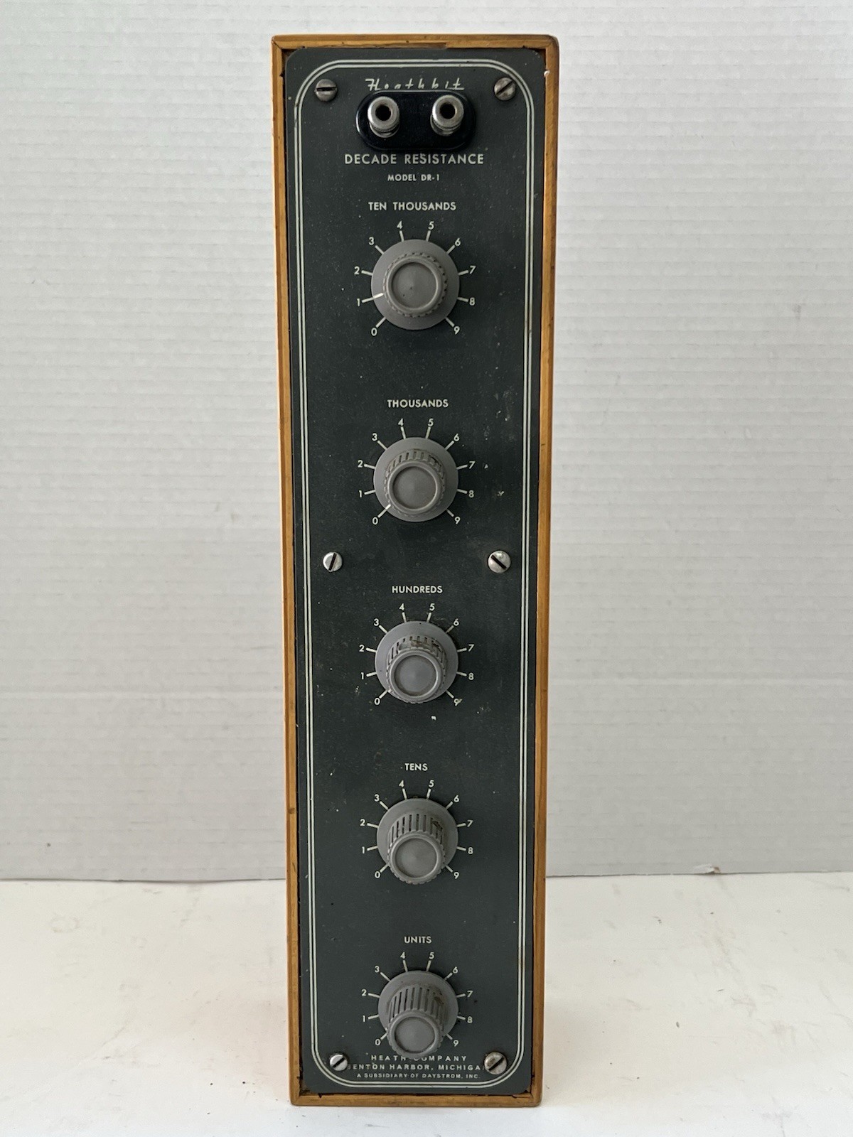 1957 Heathkit Model DR-1 Decade Resistance Box - Colorado Research Corp Vintage