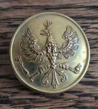 Original Imperial German Prussian Army Button WW1 Officer Tombac