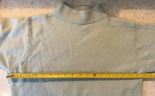 Ladies Lambswool Mix Jumper Sage Green Med Ch 38" Supersoft Turtleneck by Afibel