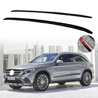 Roof Rack Rail Cover Fit for Mercedes-Benz GLC 2016-2022 Silver