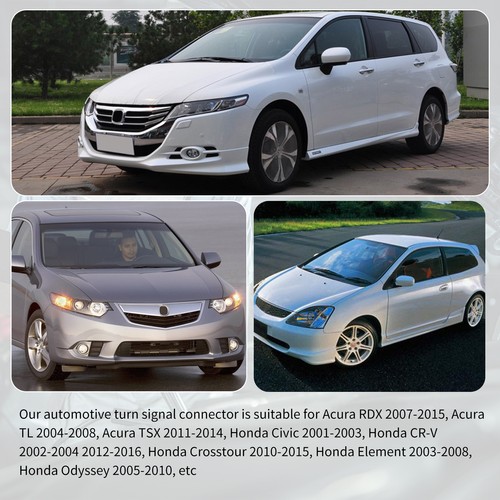 4Pcs Turn Signal Light Bulb Holder Compatible for CR-V 2002-2004 2012-2016 nuJbk - Picture 4 of 11