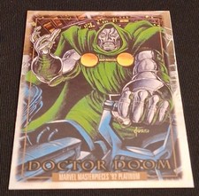 2024 Skybox Marvel Masterpieces 92 Platinum #26 Doctor Doom Holofoil 💎