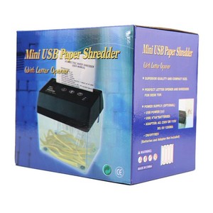 USB Flux automatique de shredder de papier Mini Électrique A6 École de cutter