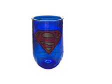 Superman Acrylic 24 oz Wine Cup Beverage Tumbler Spoontiques 18659 DC Comics