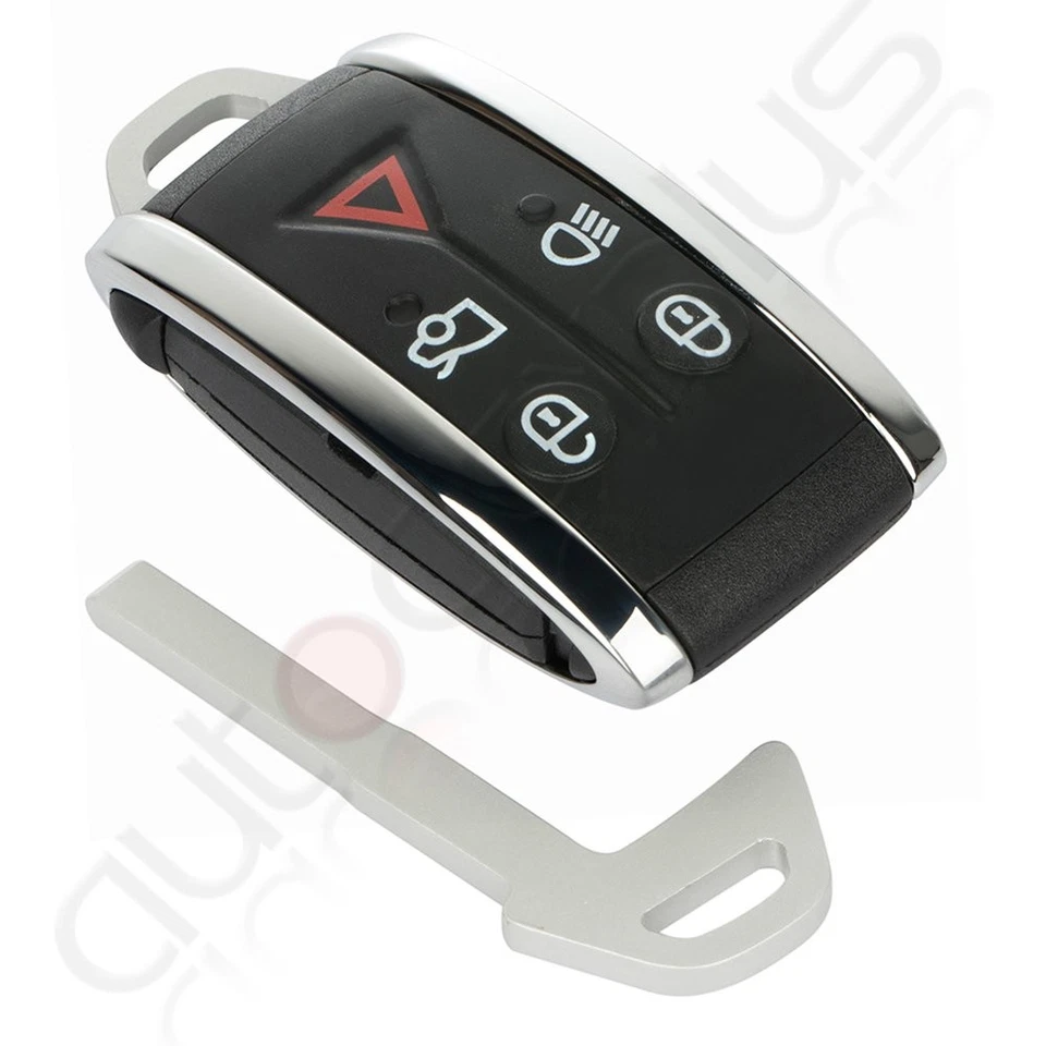 Remote Car Key Fob for Jaguar XF 2009 2010 2011 2012 2013 KR55WK49244 5 Buttons - Image 2 of 4