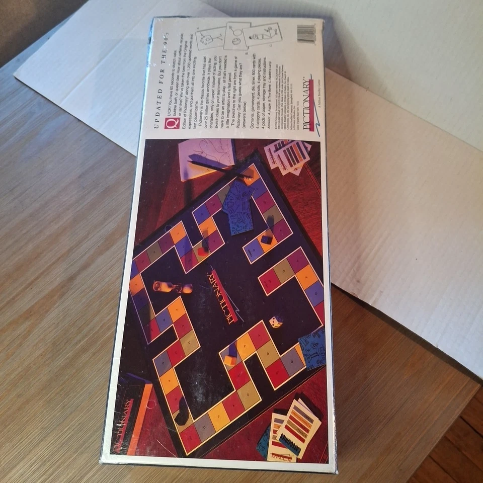 Vintage Milton Bradley Pictionary Game 1993 Golden Games #4531 - Image 3 of 4