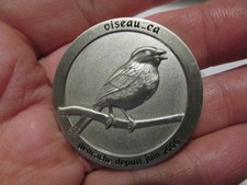 Geocaching Oiseau ca Geocoin France Personal French Bird Finch Satellite Coin