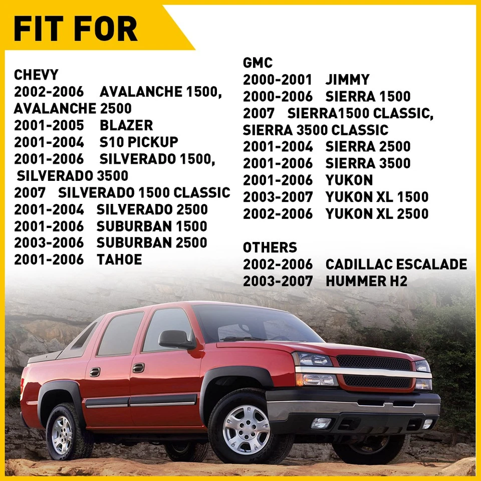 Interruptor de cilindro de bloqueo de encendido y carcasa con llaves para Chevy Silverado 1500 2500 3500 Foto 2 de 4