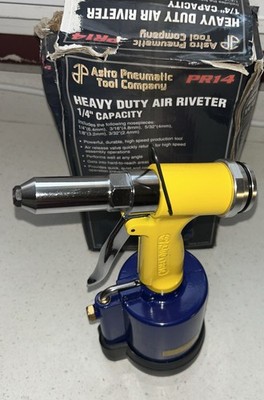 Astro Pneumatic Tool PR14 Air Riveter River Gun Incomplete But NEW