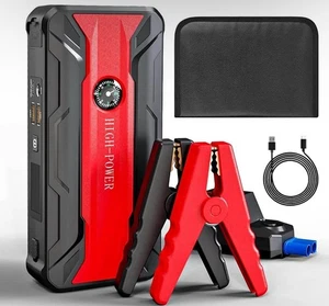 3000A Car Jump Starter Power Bank 12V – Up to 8.5L Gas & 8.0L Diesel
