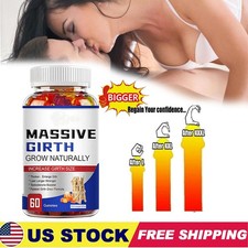 Male Enhancement Gummies Booster  Thicker Last Longer Stronger Bigger 60 Gummy